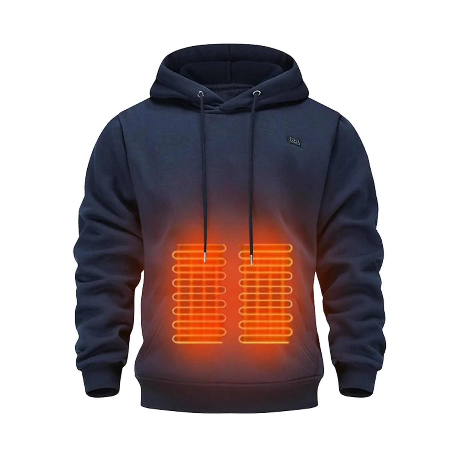 Generico Felpa Riscaldata Unisex, USB Giacca Termica Invernale in Pile, Indumento Riscaldabile per Lavoro E attività Outdoor a Bassa Temperatura - immagine 4