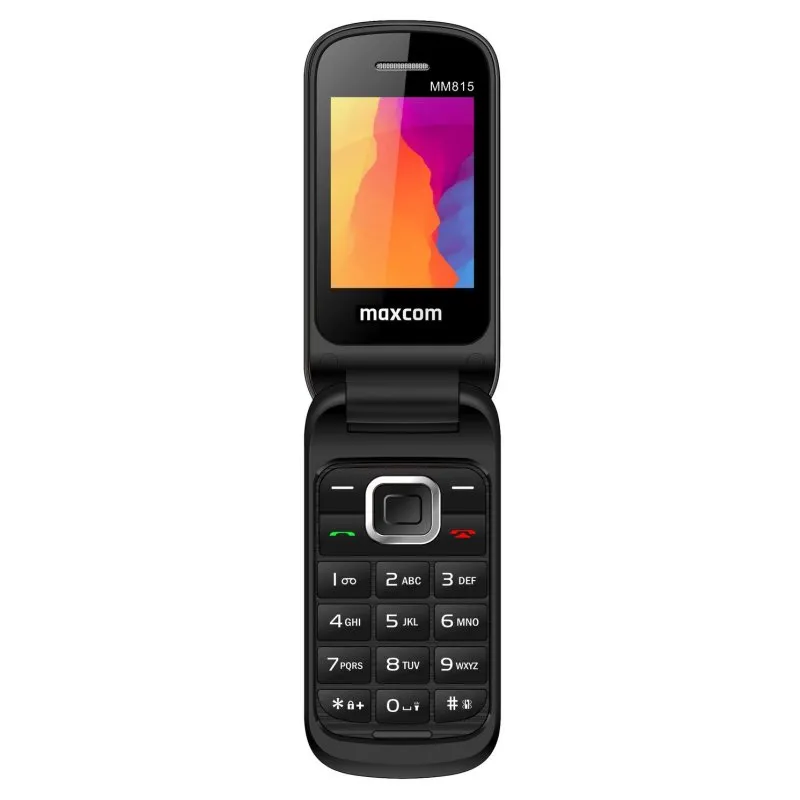 Telefono Maxcom Comfort MM815L Dual SIM Flip 2.4" 2G 0.3MP Nero - immagine 1