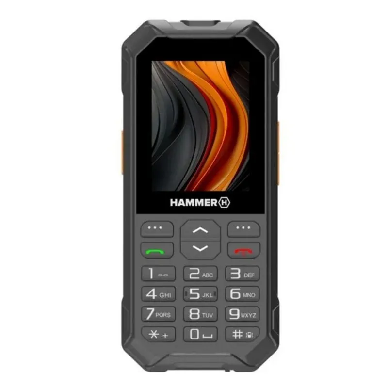 Telefono Hammer 6 LTE rugged Dual SIM 2,4" 4G 2500 mAh Nero Arancione - immagine 1