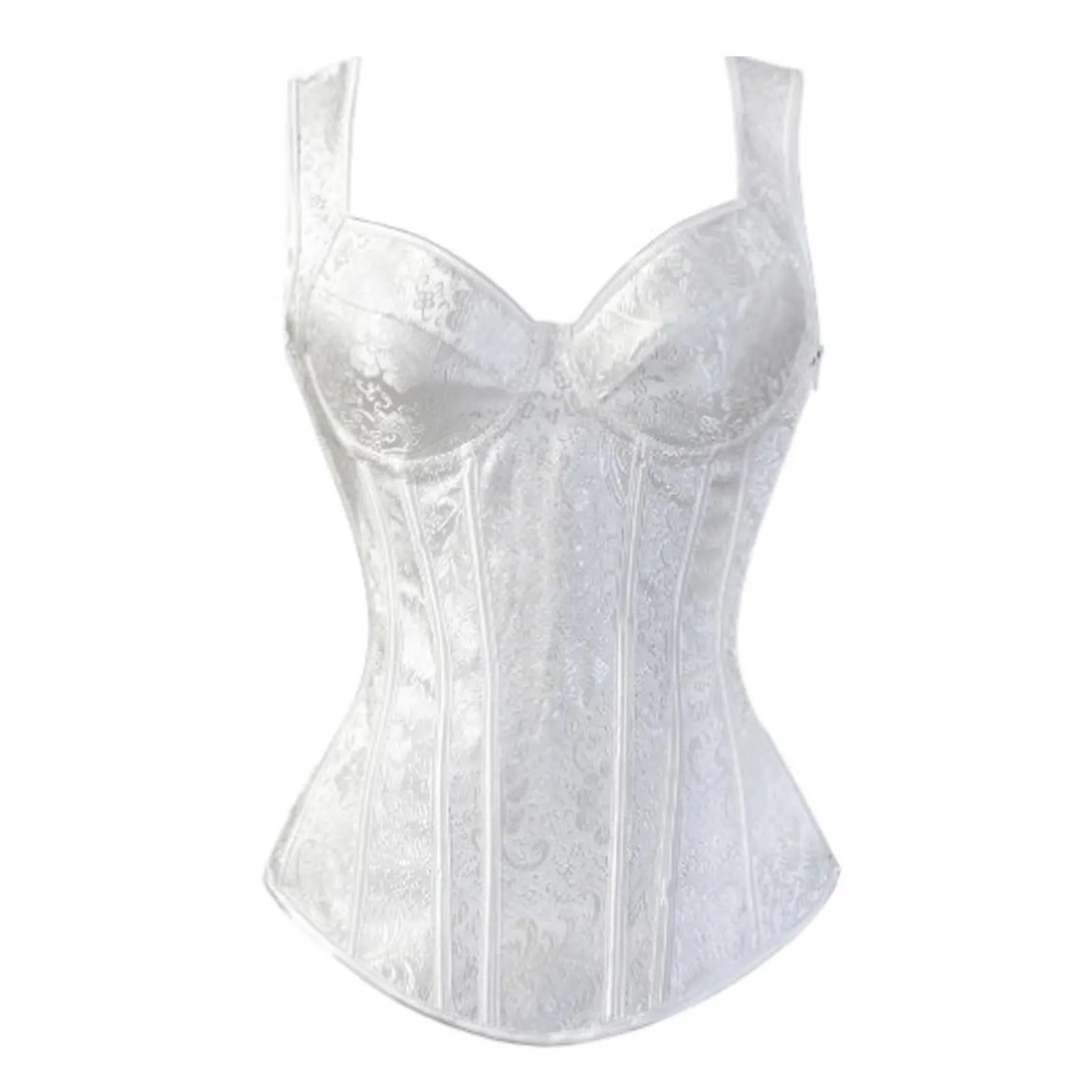 Mini abito corsetto nero da donna con corpetto in pizzo, spalline sottili e - immagine 2