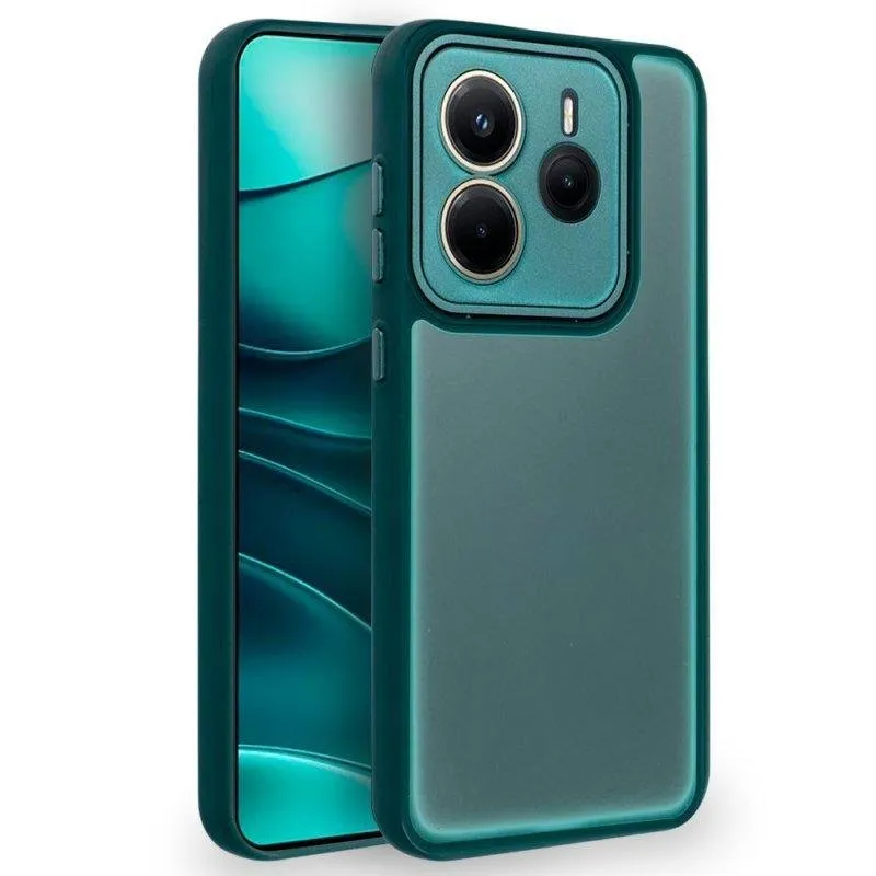 Cover per smartphone Cool Borde Mate Custodia TPU Verde Antishock per Xiaomi REDMI Note 14 5G - immagine 1