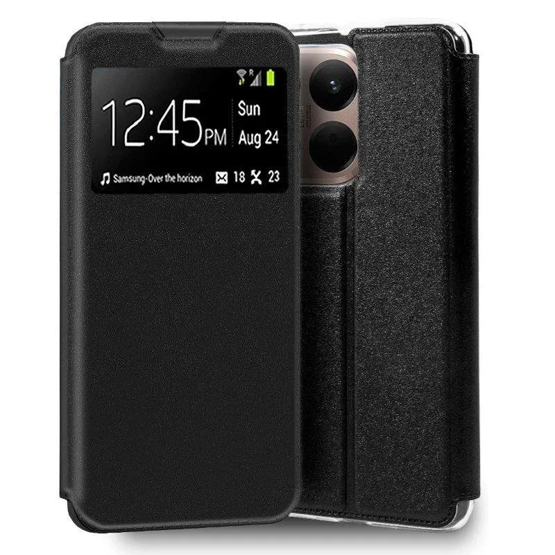 Funda per smartphone Cool Flip Cover Flip Cover Polipelle Nero apertura laterale per Xiaomi 15T Pro - immagine 1