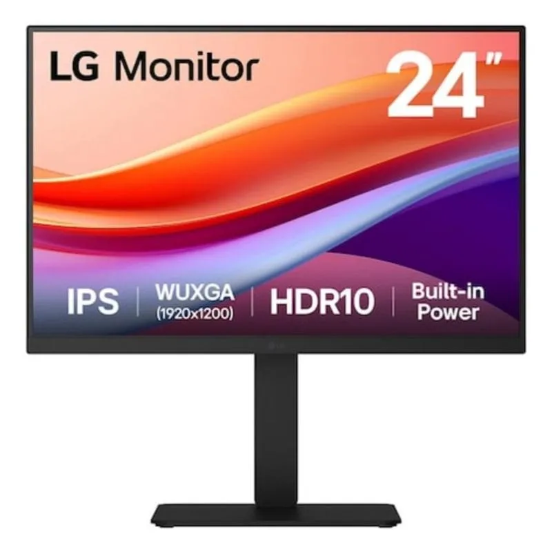 Monitor LG 24BA55W-B 24" WUXGA IPS 5ms Altoparlanti USB VESA HDR10 - immagine 1
