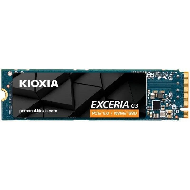 Disco Duro Kioxia EXCERIA G3 1TB SSD M.2 PCIe Gen5 10000MB/s NVMe QLC - immagine 1