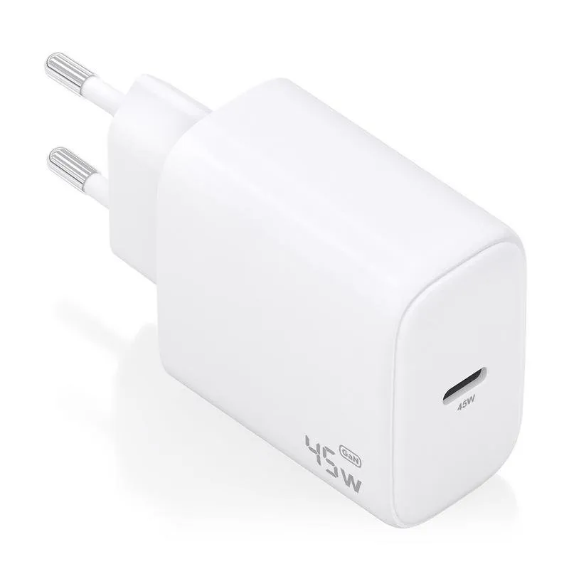 Caricatore Aisens A110-0969 GaN USB-C 45W Bianco Ricarica Rapida PPS PD3.0 - immagine 1