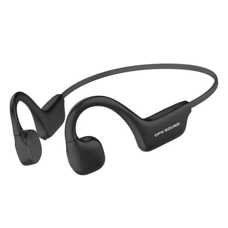 Auricolari OPN Sound Osso Open Ear Bluetooth a conduzione ossea IPX5 per sport neri - immagine 1