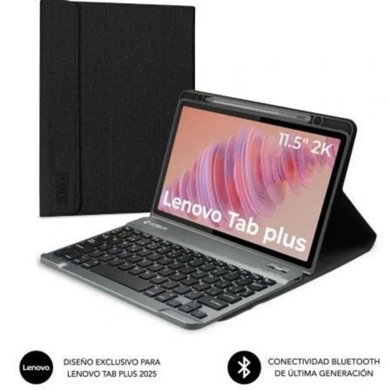 Custodia con Tastiera Subblim Keytab Pro BT Lenovo Tab Plus 11.5" Nero removibile - immagine 1
