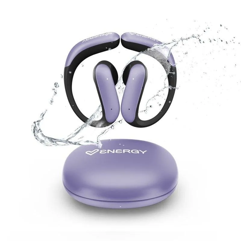 Auricolari Energy Sistem Pulsefit true wireless Bluetooth 5.4 sportivi IPX5 con microfono neri - immagine 1