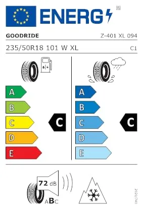 Goodride Z-401 235/50 R18 101W - Pneumatico per Autovettura TL Z XL M+S 3PMSF - immagine 5