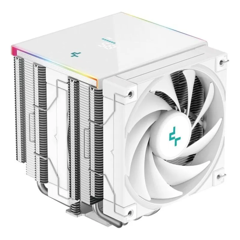 Refrigerazione Aria DeepCool Socket LGA1700 AM5 120mm AK620 Digital SE WH Schermo LED - immagine 1