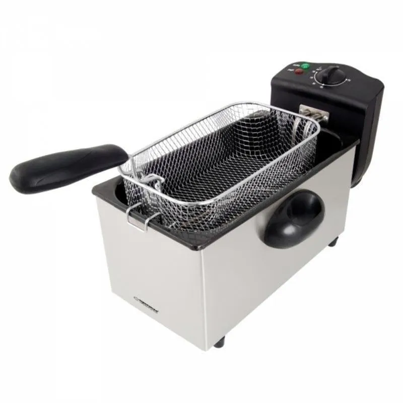 Friggitrice Esperanza FALAFEL 3 L 2200 W con Termostato Regolabile - immagine 1