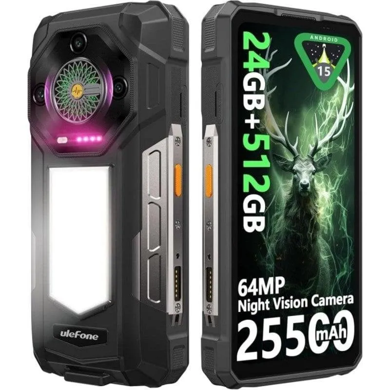 Ulefone Armor 33 4G 12GB 512GB 6.95" Nero - immagine 1