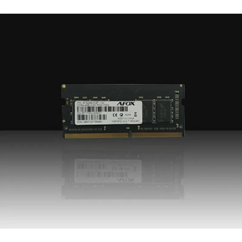 Memoria RAM Afox DDR4 8G 2400 1x8GB SO-DIMM CL17 Dual Channel Nero - immagine 1