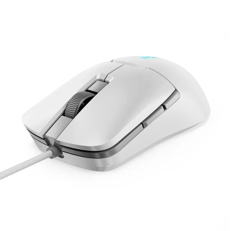 Mouse Lenovo GY51H47351 USB 8000 DPI Bianco RGB 6 Tasti Gaming - immagine 1