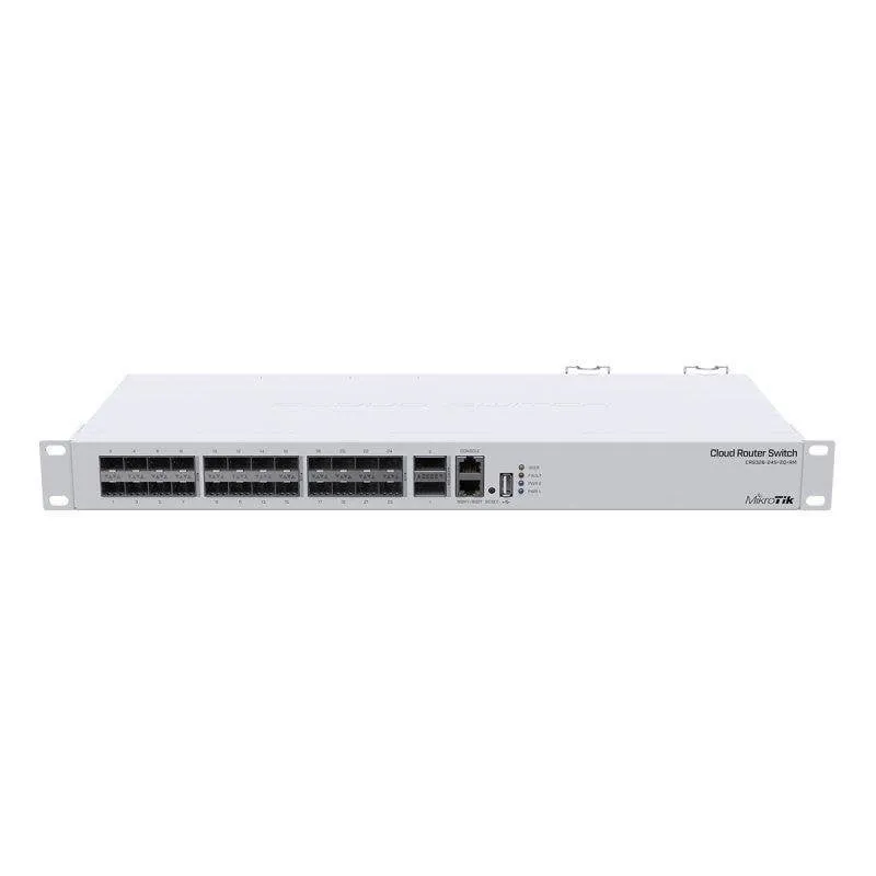Switch Mikrotik CRS326-24S+2Q+RM 24 SFP+ 2 QSFP+ 40 Gbps Rack 1U L3 - immagine 1