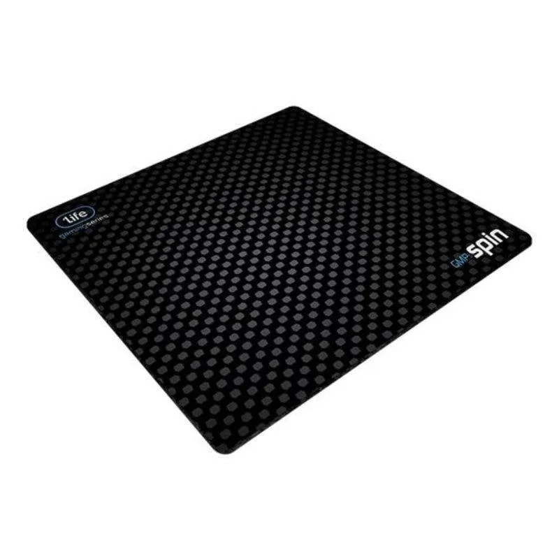 Mousepad 1Life Spin Gaming Series 320x270 mm Base Antiscivolo Nero Tecido Microtesturizzato - immagine 1