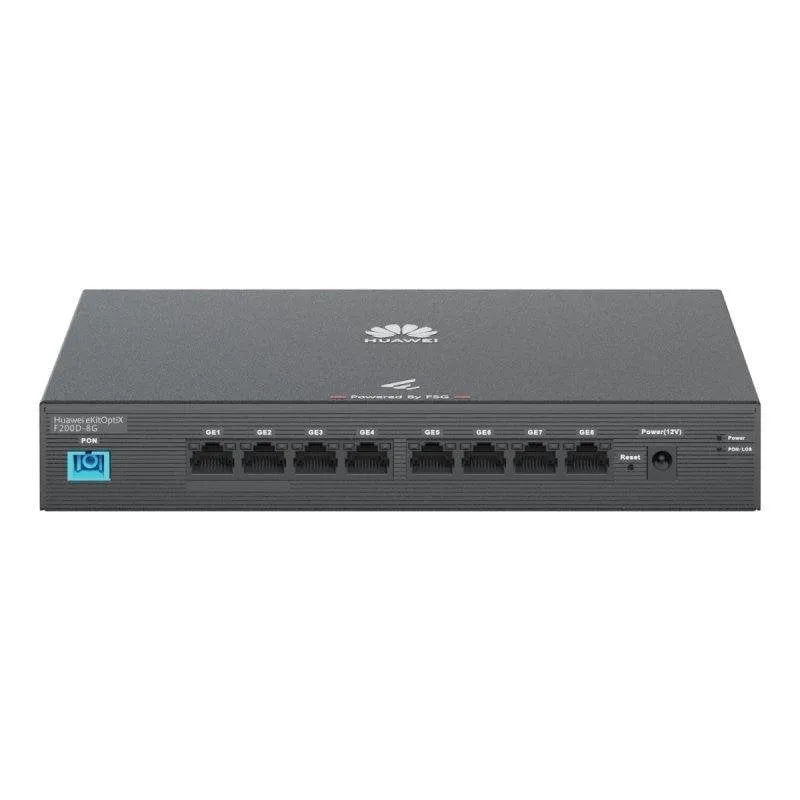 ONT Huawei eKitOptiX F200D-8G 8xGE Protezione Sovratensione MiniFTTO GPON - immagine 1