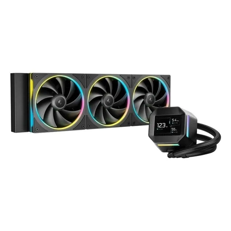 Refrigerazione Liquida DeepCool LM360 360mm 3 Ventole LED Nero - immagine 1