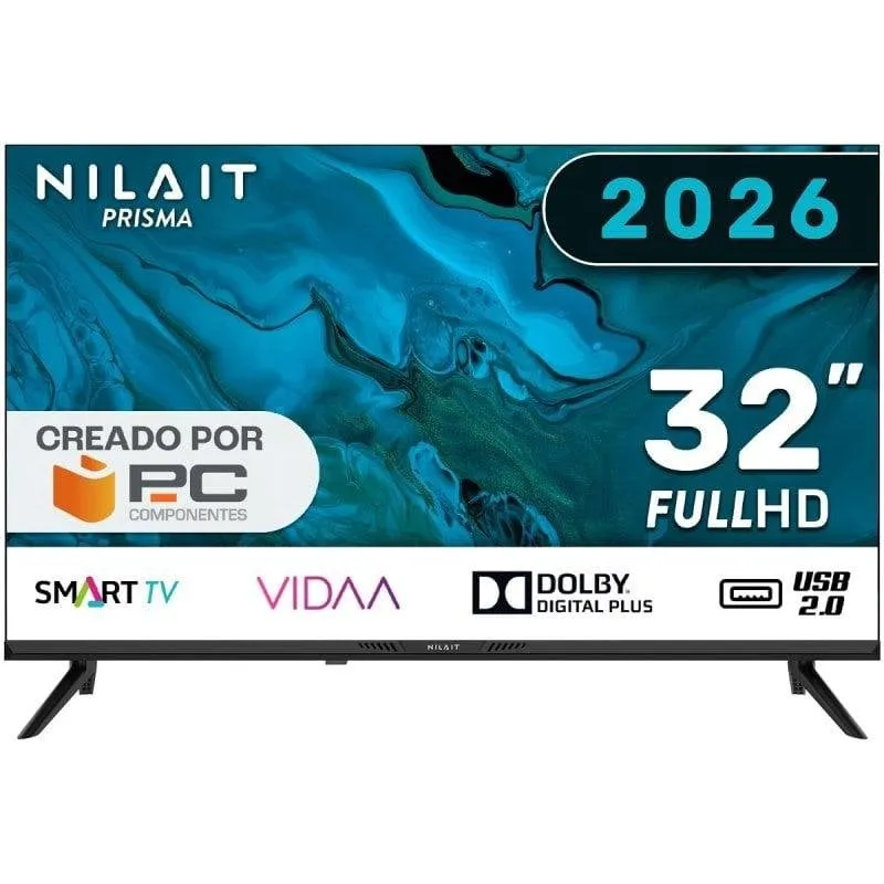 TV Nilait LED Prisma 32FD7004SVIOS 32" Full HD 60Hz Smart TV VIDAA Dolby Audio - immagine 1