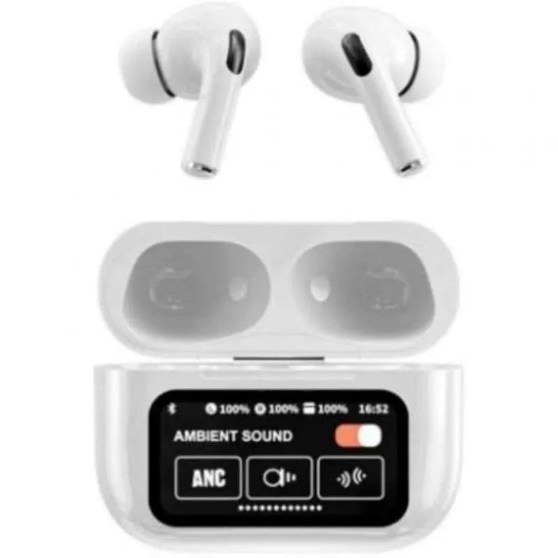Auricolari Qubo TWS-400WT wireless Bluetooth con Cancellazione Rumore, USB-C bianchi - immagine 1