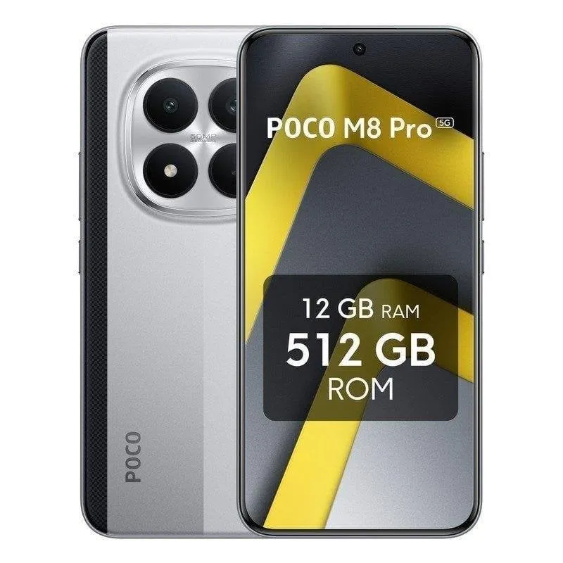 POCO M8 Pro 5G 12GB 512GB 6.83" Argento - immagine 1