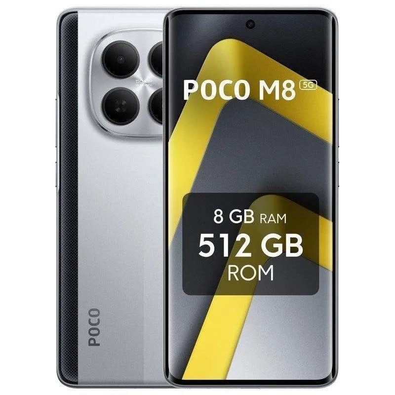 POCO M8 5G 8GB 512GB 6.77" Argento - immagine 1