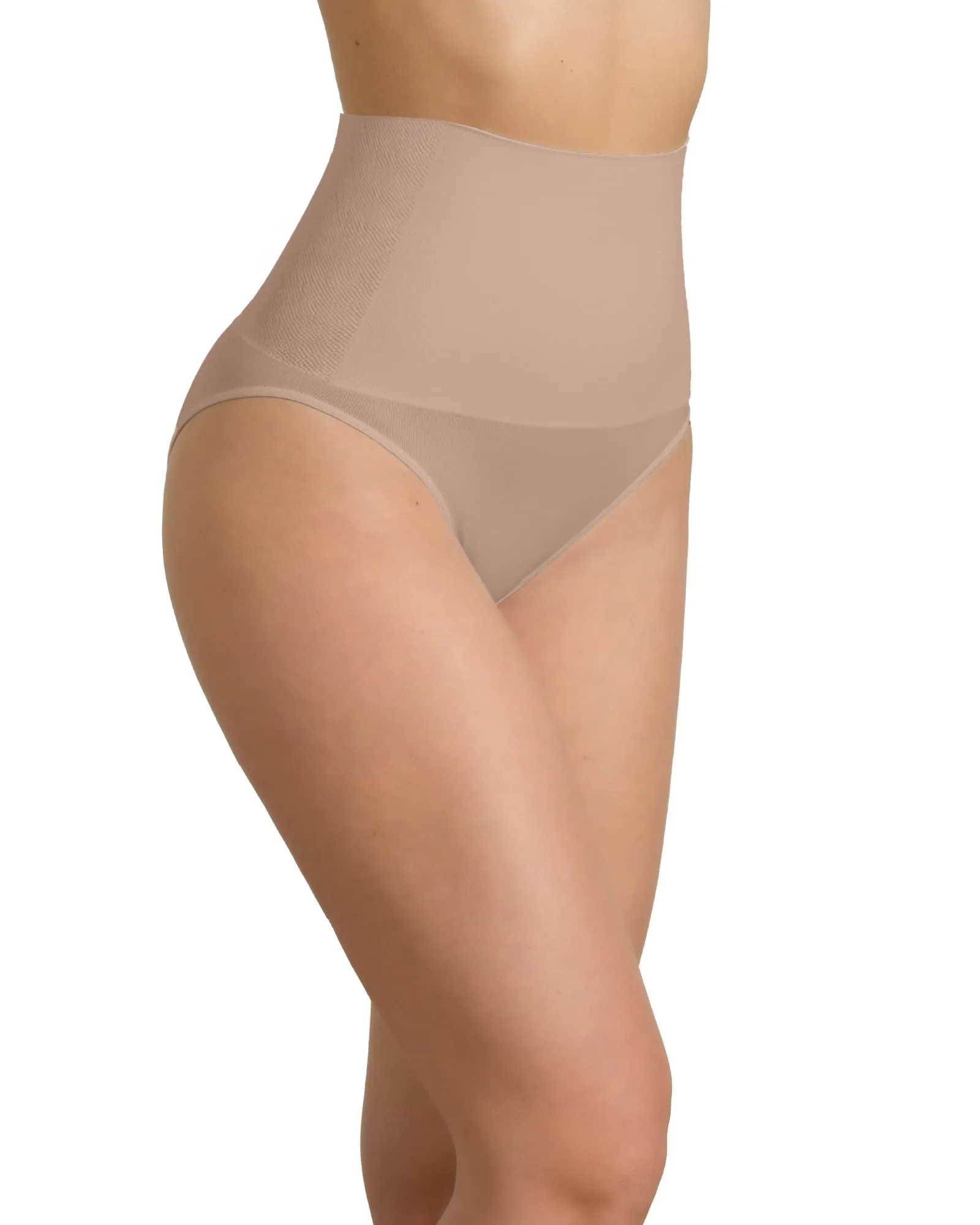 Risalti Pancera Contenitiva Donna Vita Alta con Slip Morbido - Mutande Contenitive Donna Senza Cuciture, Intimo Modellante Pancia Piatta in Confortevole Microfibra - Made in Italy - immagine 1