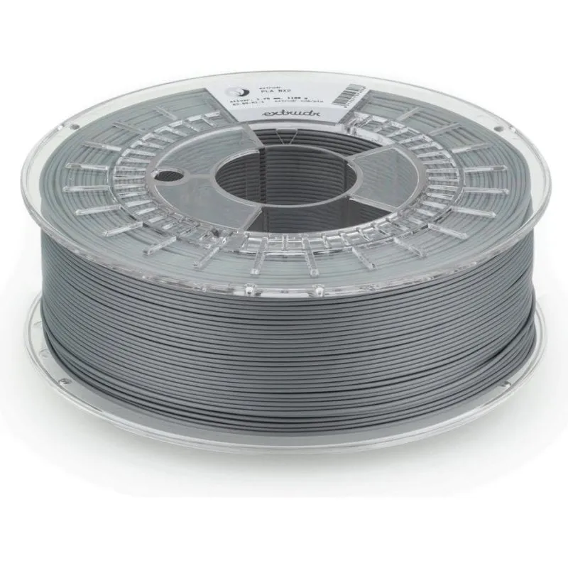 Filamento PLA Extrudr NX-2 Matt Grigio Argento 1,75 mm Finitura Opaca Eco - immagine 1