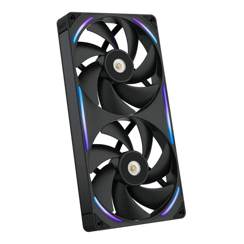 Ventilatore supplementare NZXT F280X 280mm 2400RPM RGB Frame Nero PWM - immagine 1