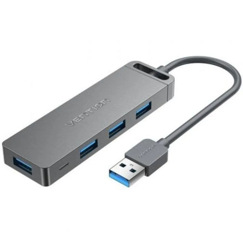 Hub Vention 4 porte USB 3.0 5 Gbps CHLHB alimentazione MicroUSB - immagine 1