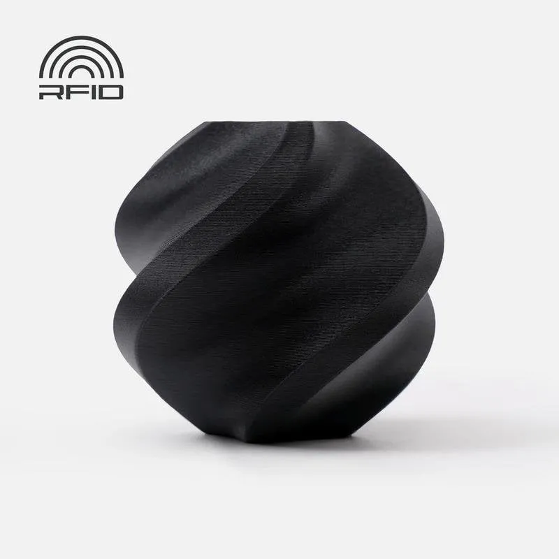 Filamento PLA Bambu Lab A01-K1-1.75-1000-SPLFREE Nero 1,75 mm Matte Refill Alta Velocità - immagine 1
