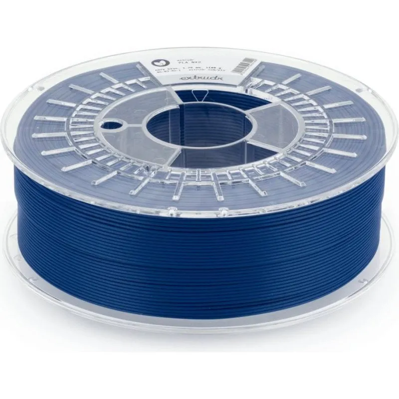 Filamento PLA Extrudr NX-2 Matt Blu 1,75 mm Opaco Naturale Ecologico - immagine 1