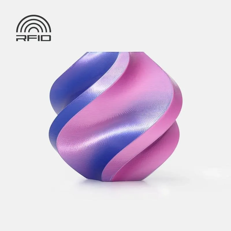 Filamento PLA Bambu Lab A05-T3-1.75-1000-SPL Multicolore 1,75 mm Silk Dual Color Facile Stampa - immagine 1