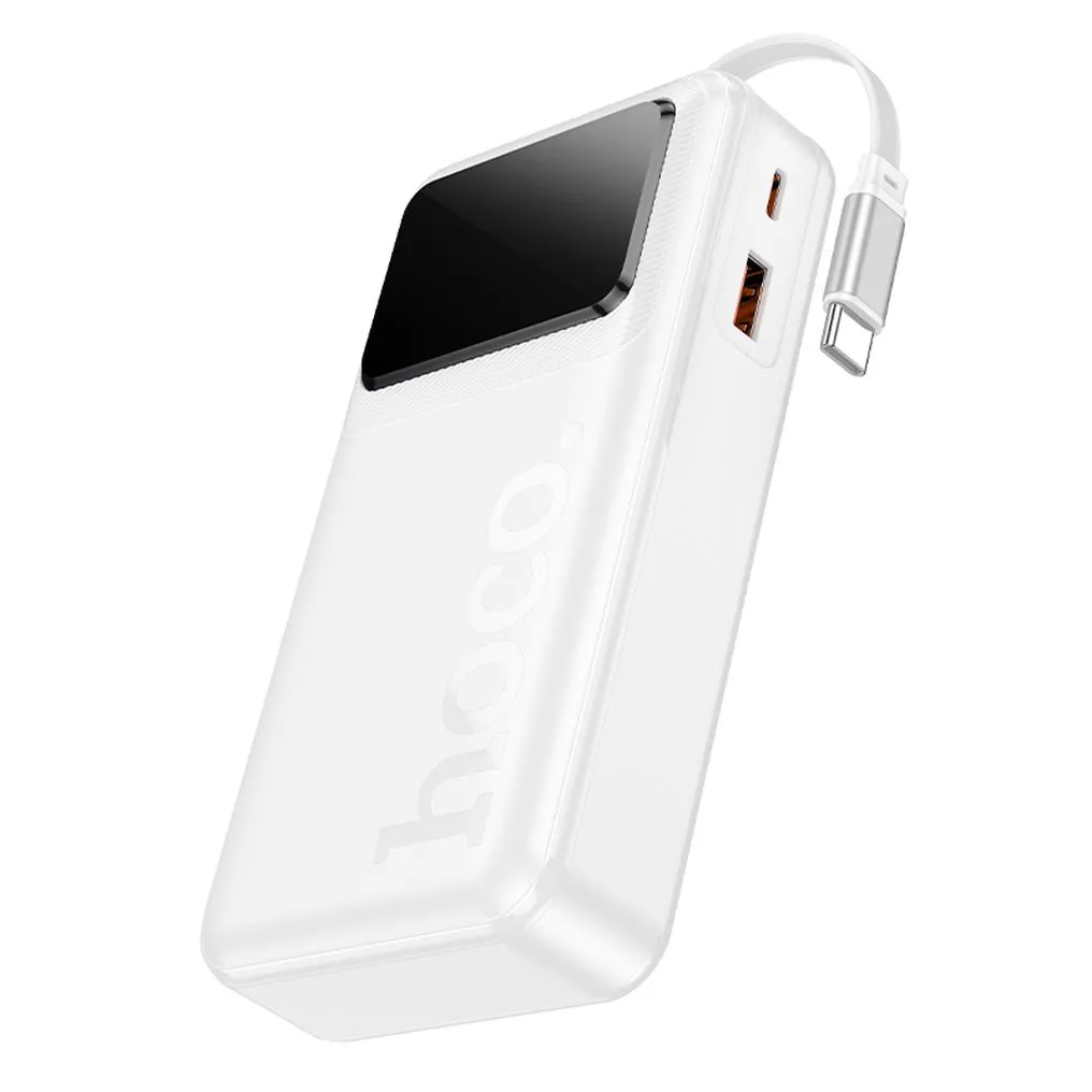 Power bank HOCO Q41, 20000 mAh, 22,5 W, QC + PD, 1 x USB-A - 2 x USB-C, bianco - immagine 1