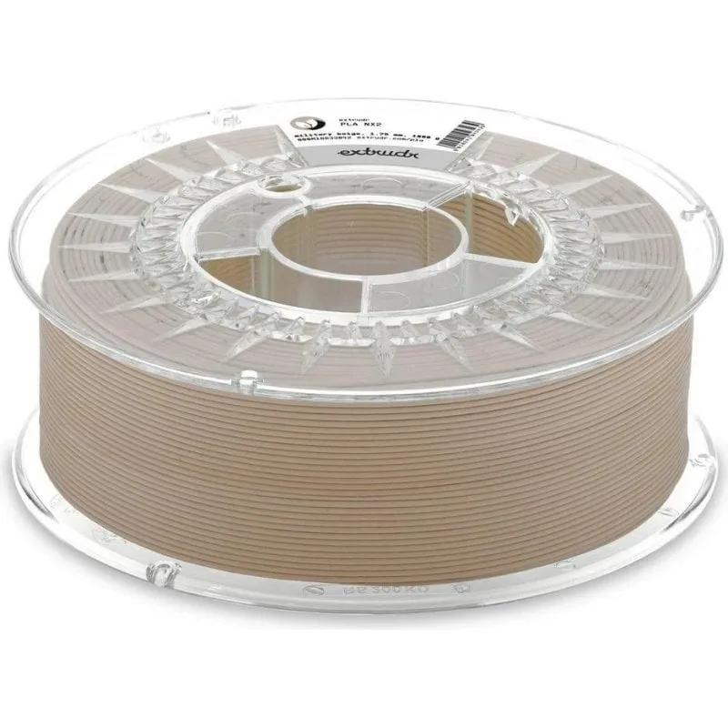Filamento PLA Extrudr NX2 Matt Beige 1,75 mm Finitura Opaca Facilità di Stampa - immagine 1