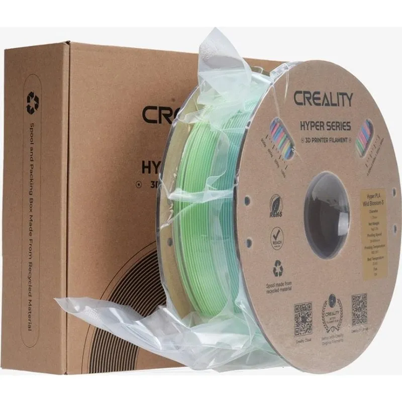 Filamento PLA Creality 3301010425 Multicolore 1,75 mm Gradiente Soffice - immagine 1