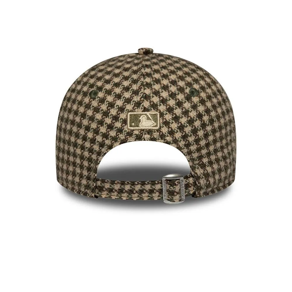New Era Los Angeles Dodgers Houndstooth 9Forty Women M-Crown Berretto Oliv - immagine 4
