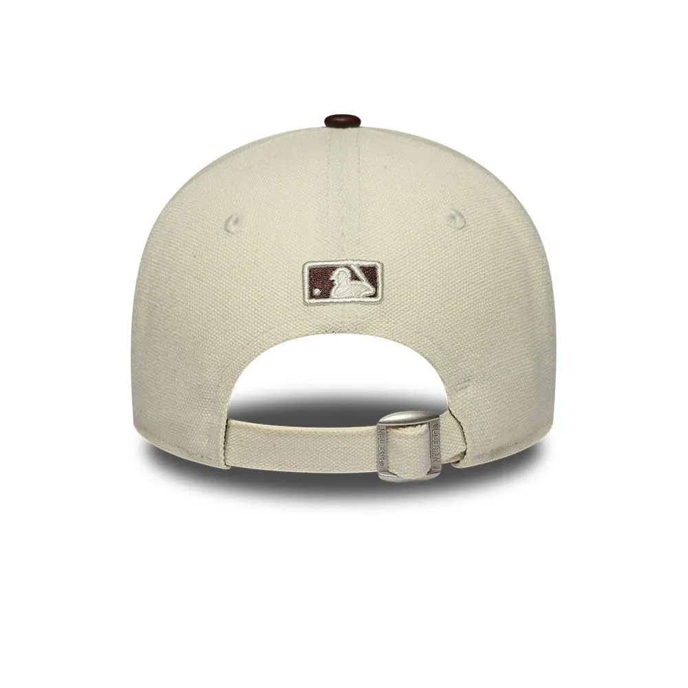 New Era New York Yankees Fabric Mix 9Forty Women M-Crown Cappellino Beige - immagine 4