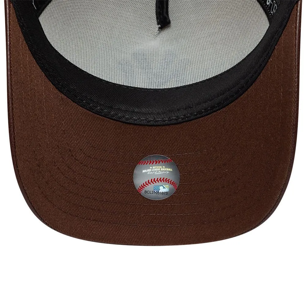 New Era New York Yankees Fabric Mix 9Forty Women M-Crown Cappellino Beige - immagine 5