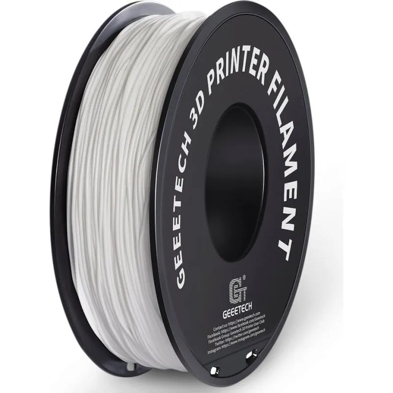 Filamento TPU GEEETECH 700-001-1149 Bianco 1,75 mm Flessibile Alta Trasparenza - immagine 1