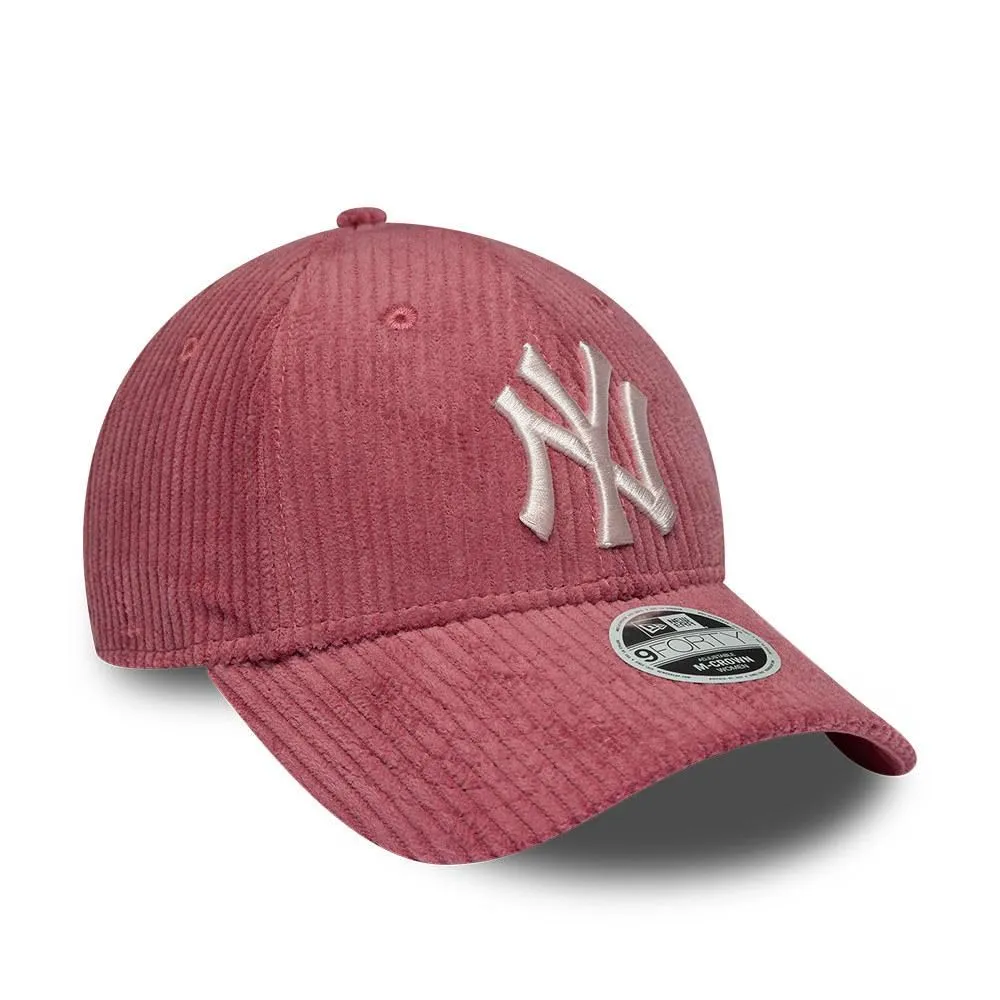 New Era New York Yankees Chunky Cord 9Forty Women M-Crown Cappellino Rosa - immagine 3
