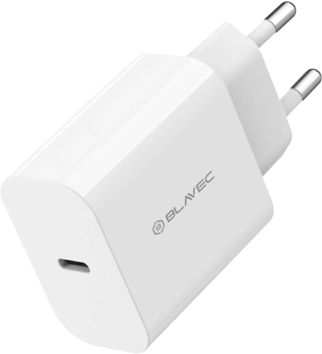 Caricabatterie da rete Blavec BC-14, 30 W, 3 A, 1 x USB-C, bianco - immagine 1
