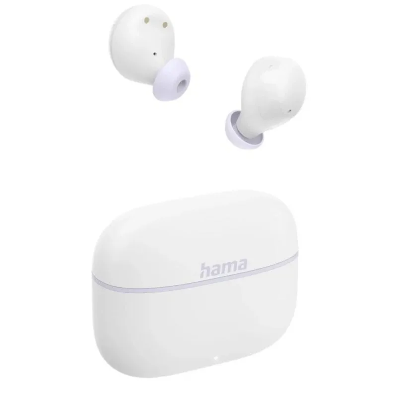 Auricolari Hama Freedom Buddy II In-ear True Wireless Bluetooth, Controlli Touch, Bass Boost, Microfono ENC, Bianchi - immagine 1