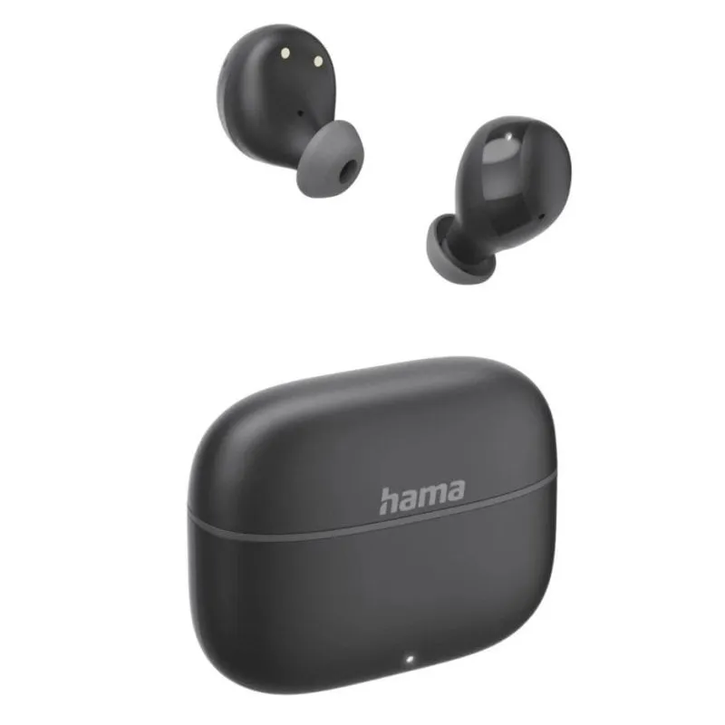 Auricolari Hama Freedom Buddy II True Wireless Bluetooth per Musica e Chiamate con Bass Boost Neri - immagine 1