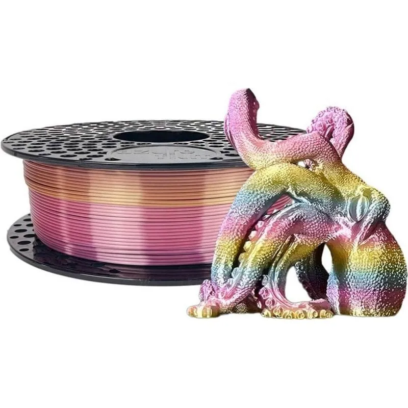 Filamento PLA AzureFilm FL171-2463 Multicolore 1,75 mm Rainbow Finitura Setosa - immagine 1