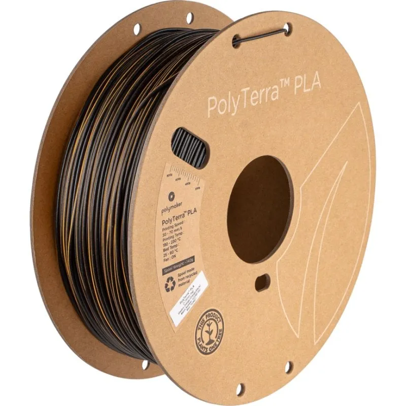 Filamento PLA Polymaker PolyTerra Dual Multicolore 1,75 mm Bioplastica Eco - immagine 1