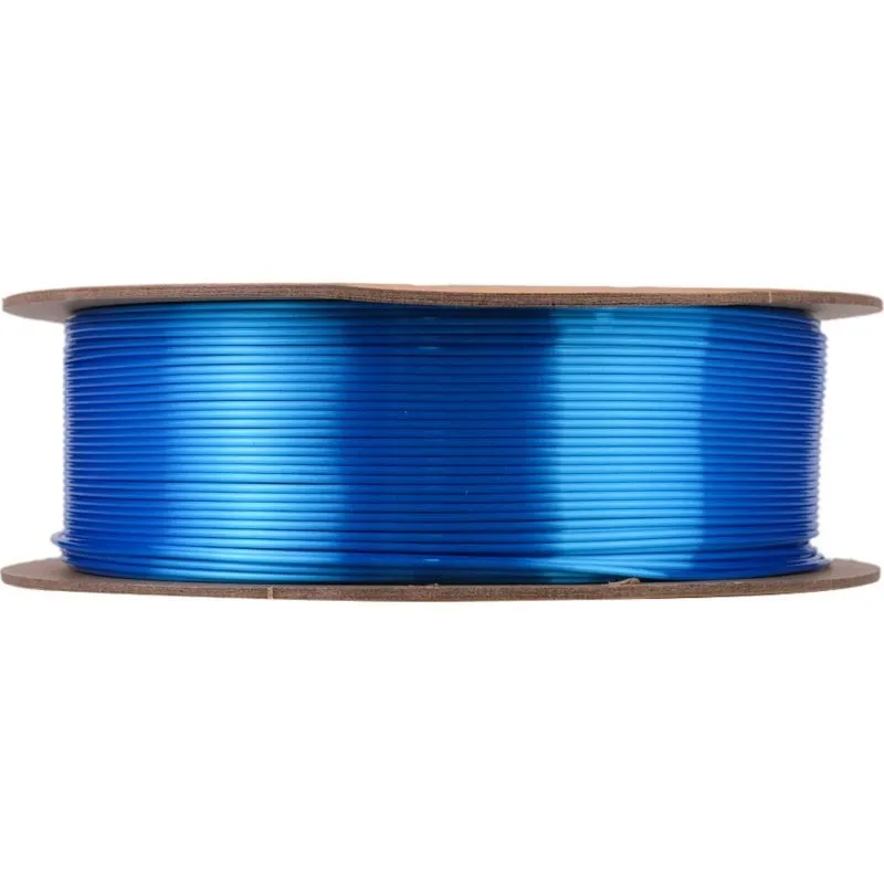 Filamento PLA eSUN PLA-SK175CY1P1 Blu 1,75 mm Effetto Seta Facile Stampa - immagine 1