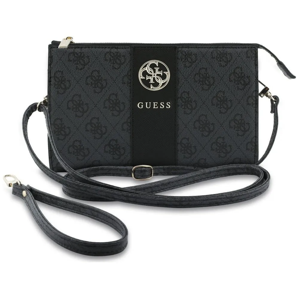 Borsa universale per telefono, Guess, 4G Round Classic Logo Stripe, nera - immagine 1