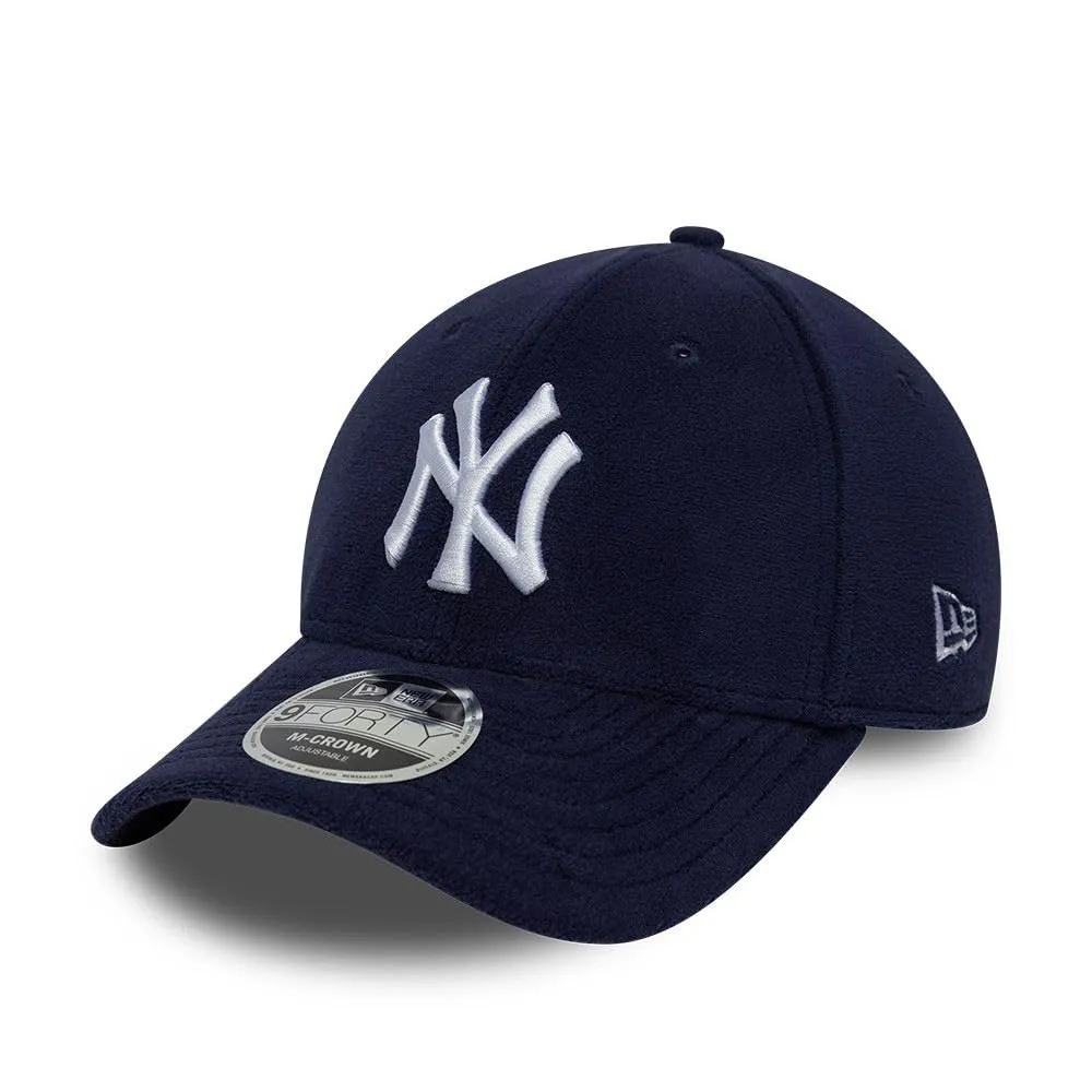 New Era New York Yankees Fleece 9Forty Adjustable M-Crown Cappellino di Bl - immagine 1
