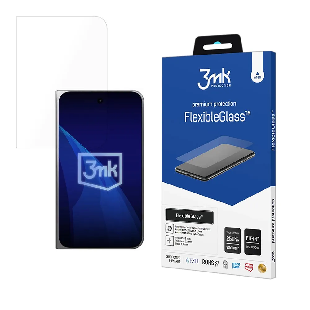 Pellicola protettiva per schermo esterno 3MK FlexibleGlass per Apple iPhone Duo, vetro flessibile, Full Glue - immagine 1